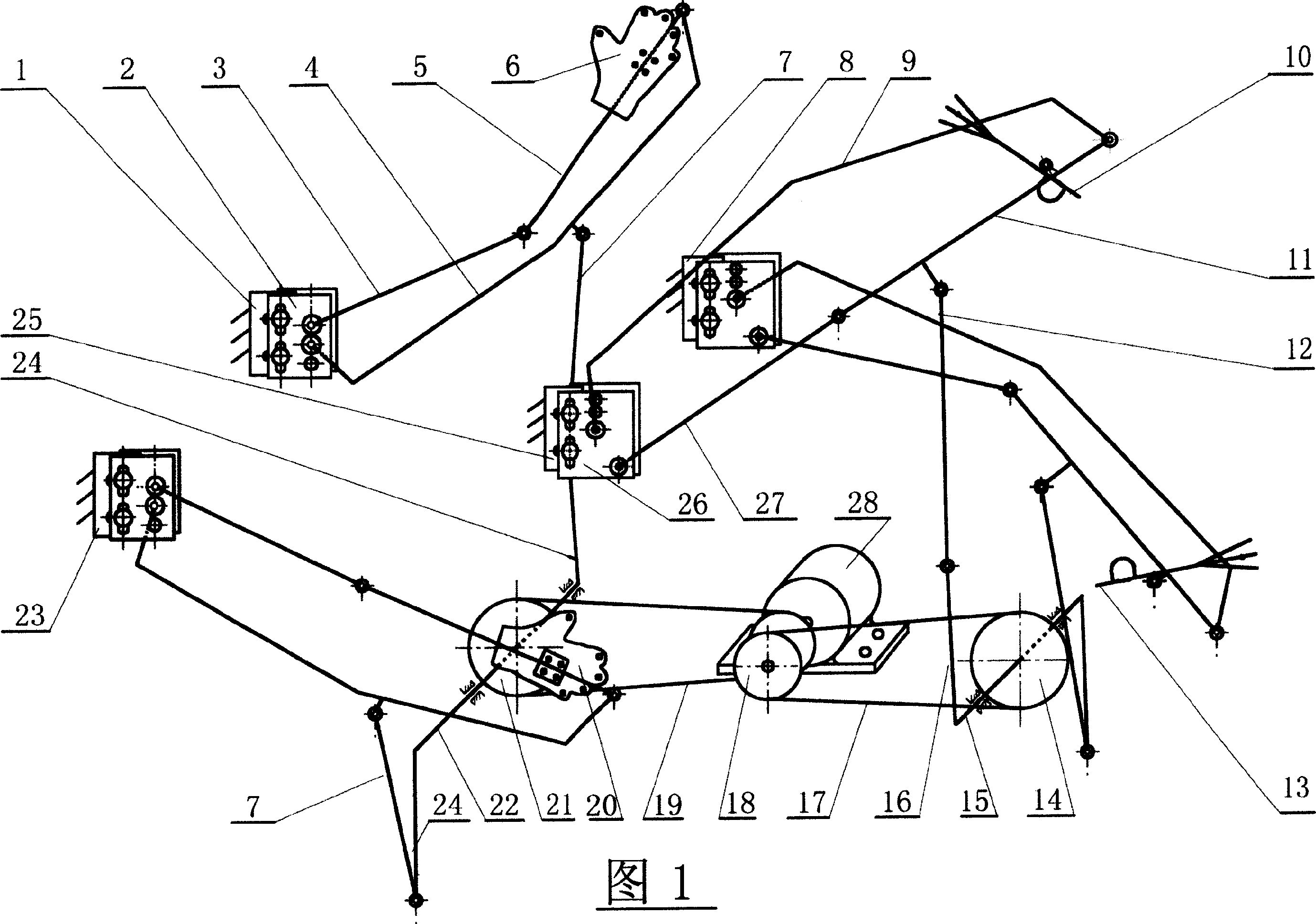 Mechanical limbs assembled robot with function of limbs recovery motion