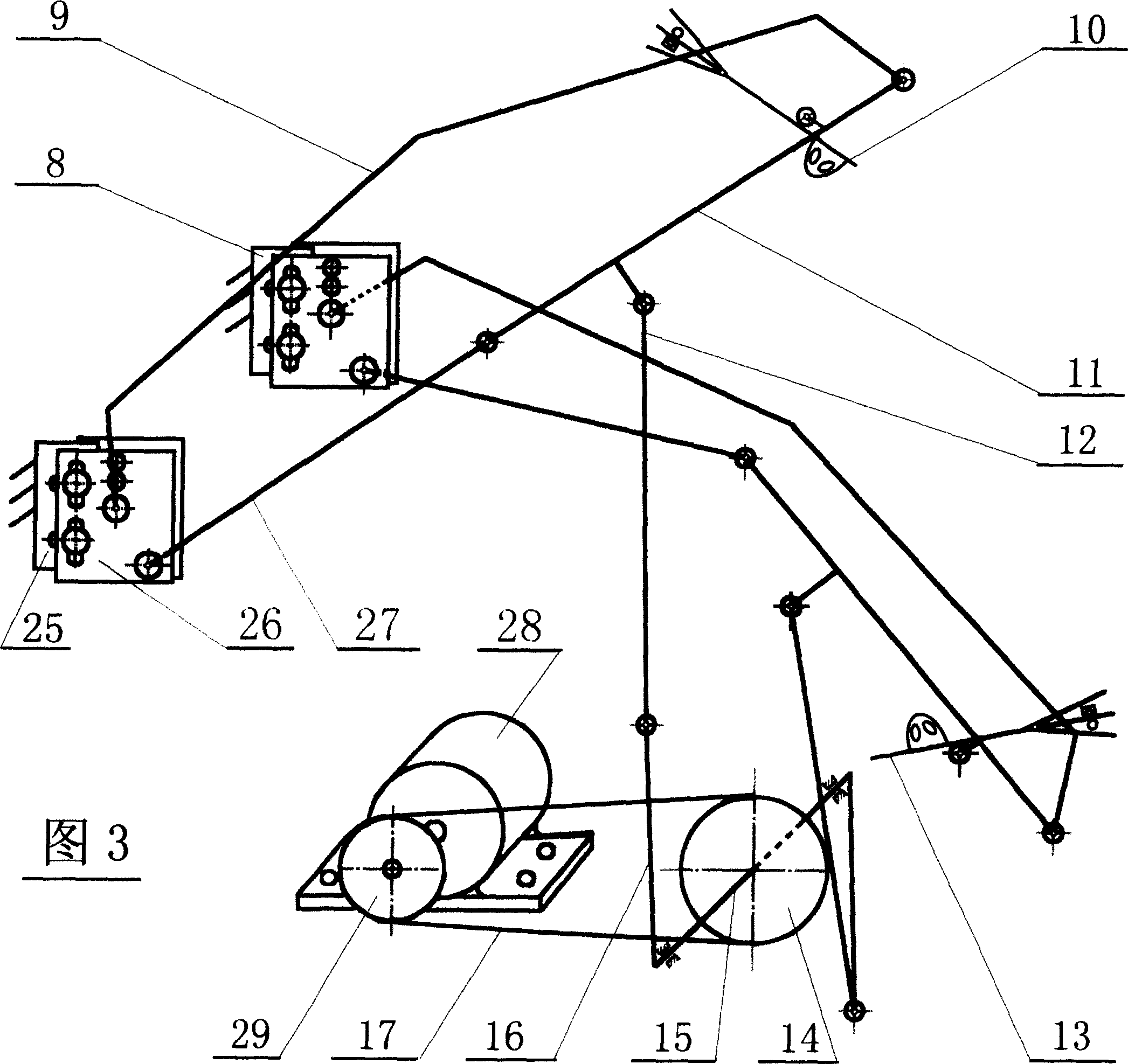 Mechanical limbs assembled robot with function of limbs recovery motion