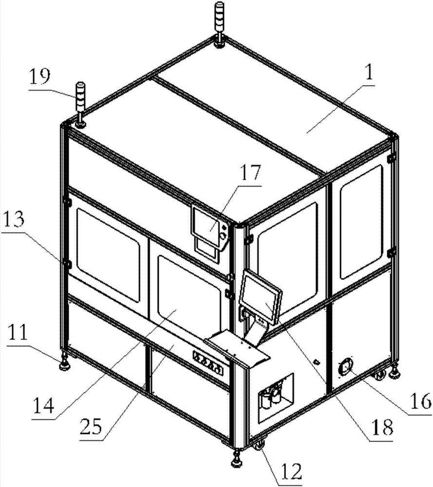 Full-automatic plastic pallet transferring machine