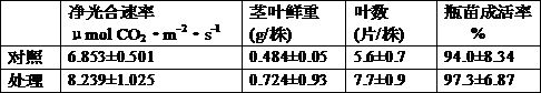 A kind of plant open tissue culture method and special culture medium