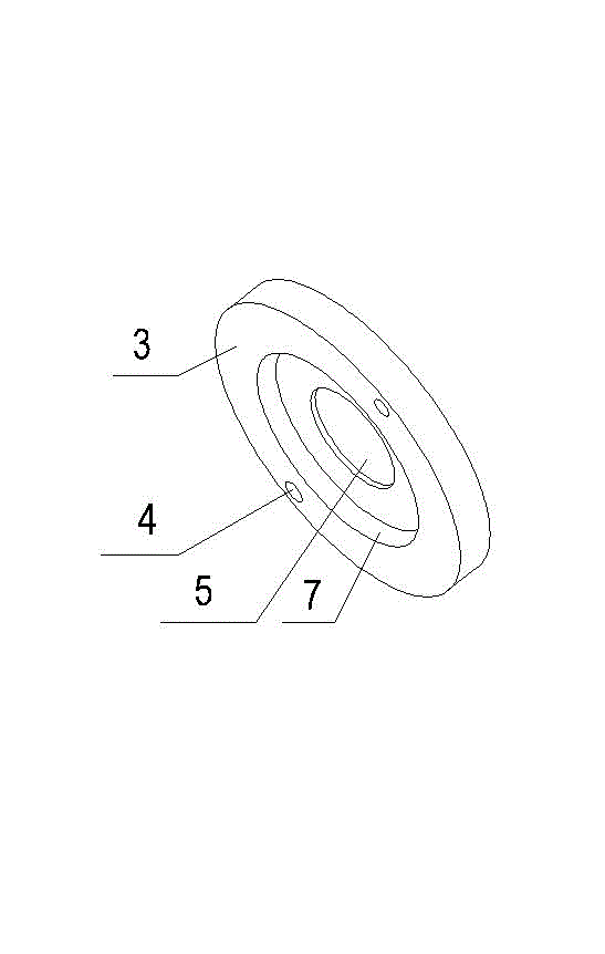 Mould for manufacturing rubber part provided with two flanges