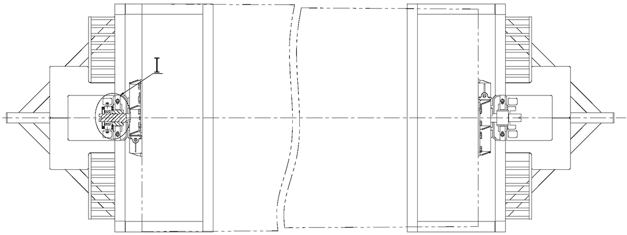 A clamping and positioning method and device for a fan tower