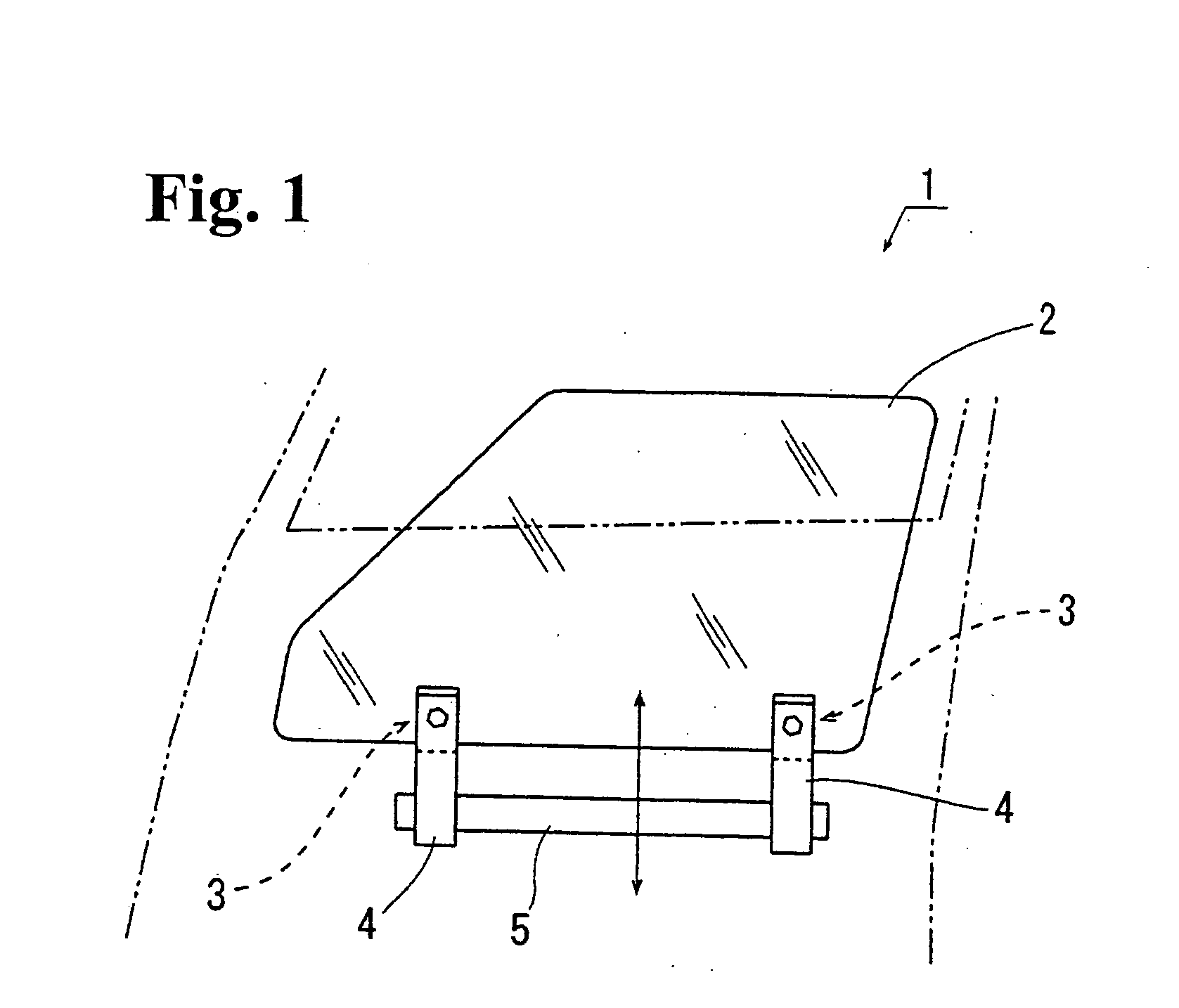 Glass fixing grommet