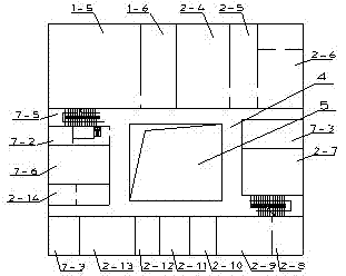 Modular configuration structure of research and development institution building