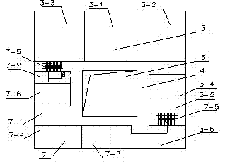 Modular configuration structure of research and development institution building