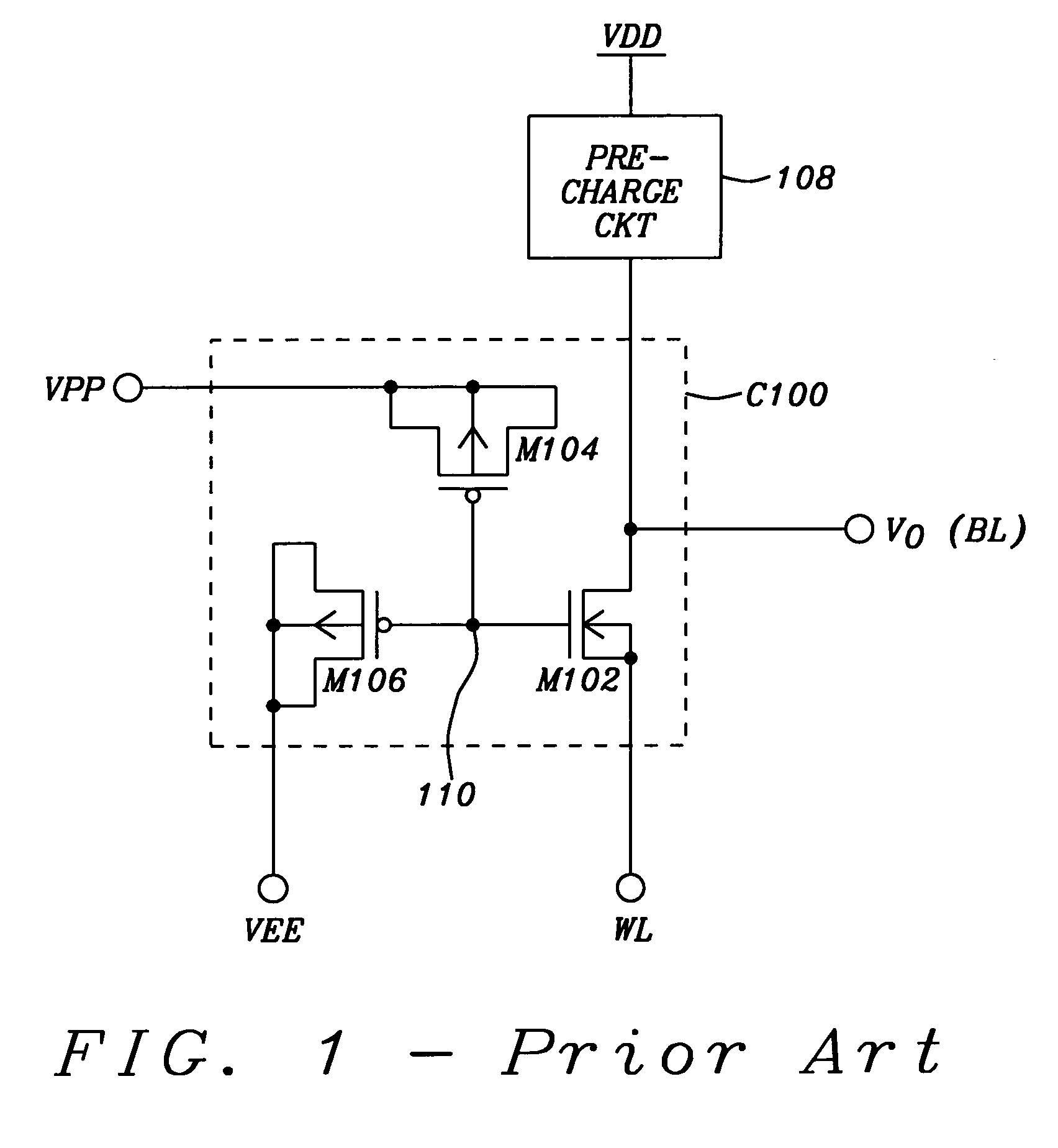 Single-polycrystalline silicon electrically erasable and programmable nonvolatile memory device