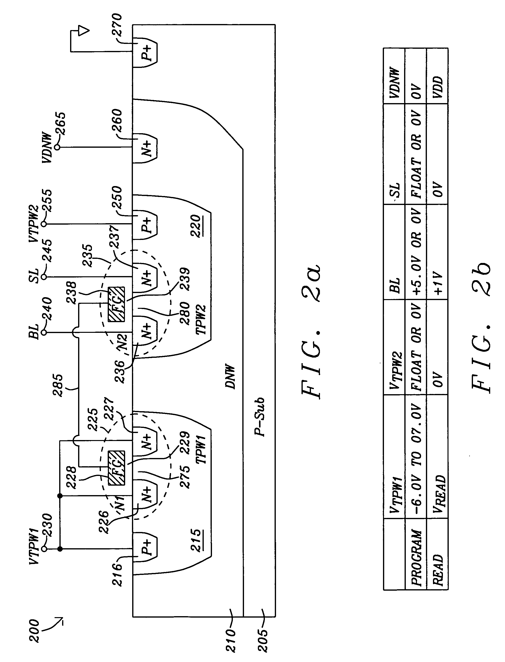 Single-polycrystalline silicon electrically erasable and programmable nonvolatile memory device