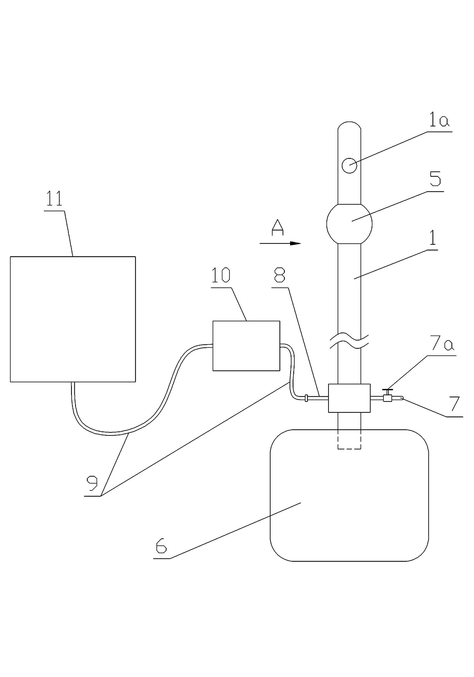 Bladder drainage medicine perfusion device