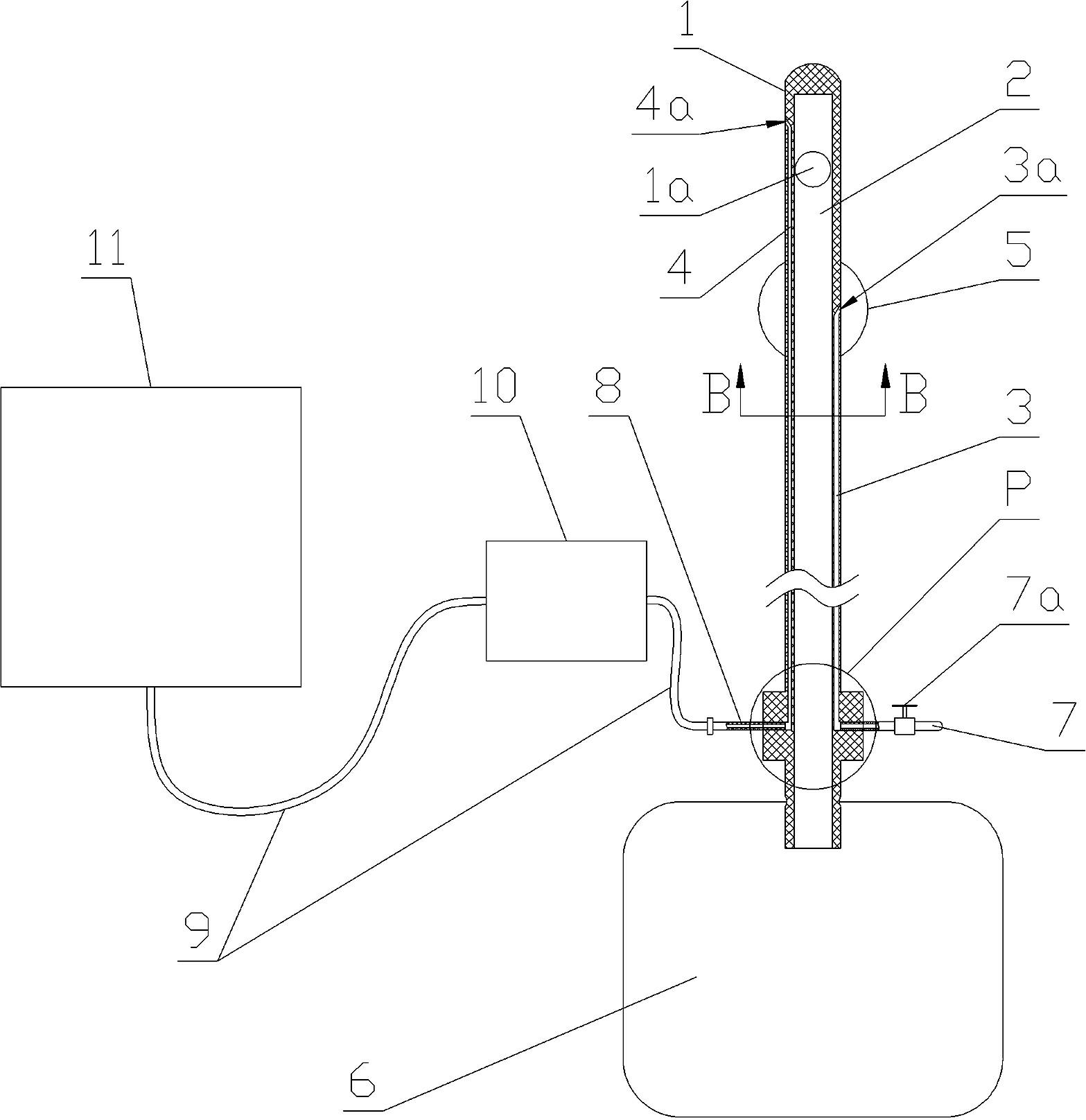 Bladder drainage medicine perfusion device