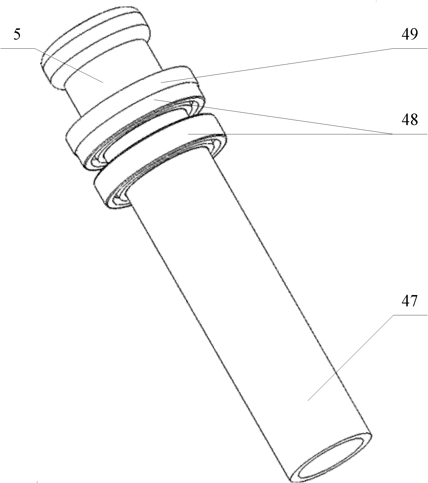 On-line vision detection device for visible foreign matters on transparent bottle appearance and in liquid