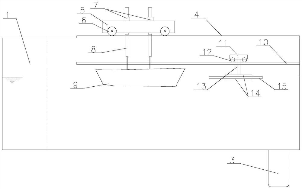 A model experimental device for an icebreaker tank