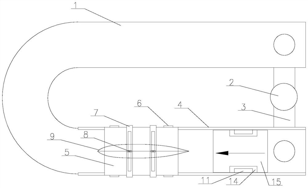 A model experimental device for an icebreaker tank