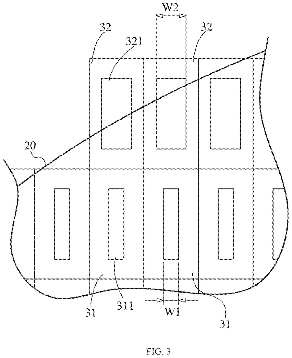 Non-rectangular display panel and liquid crystal display device