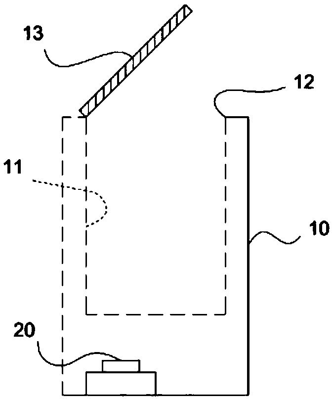 Fluid carrier assembly with inorganically-packaged ultraviolet light emitting diode module