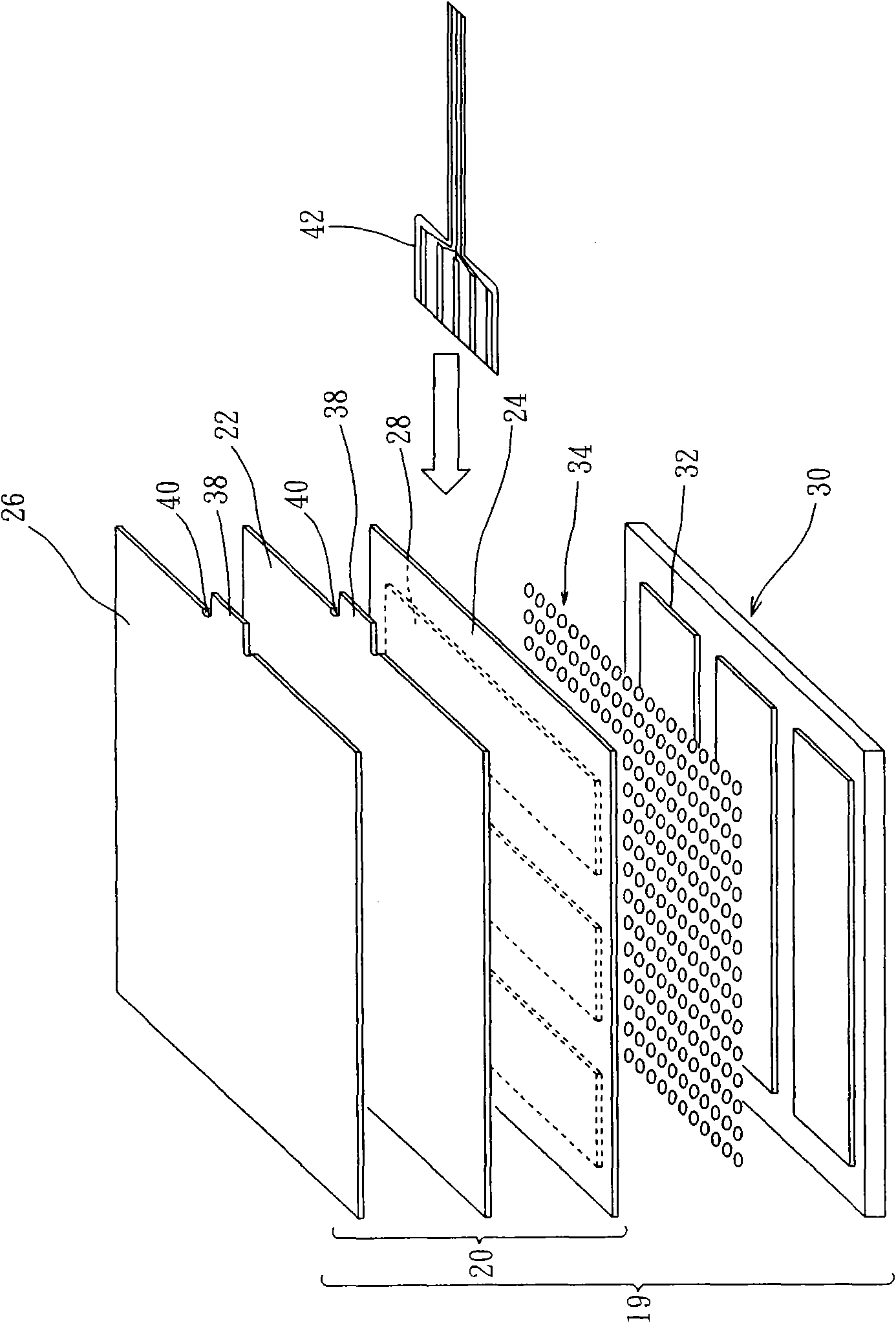 Resistive touch device without perception of color difference