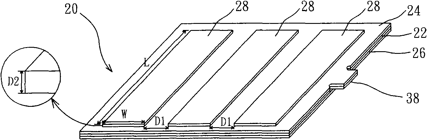 Resistive touch device without perception of color difference