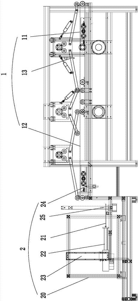 Paper box packaging system and packaging method thereof