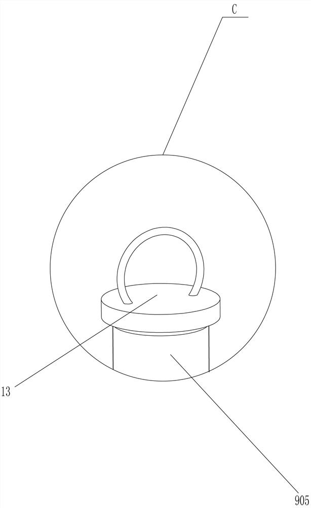 An automatic coloring device for porcelain bowl mouth