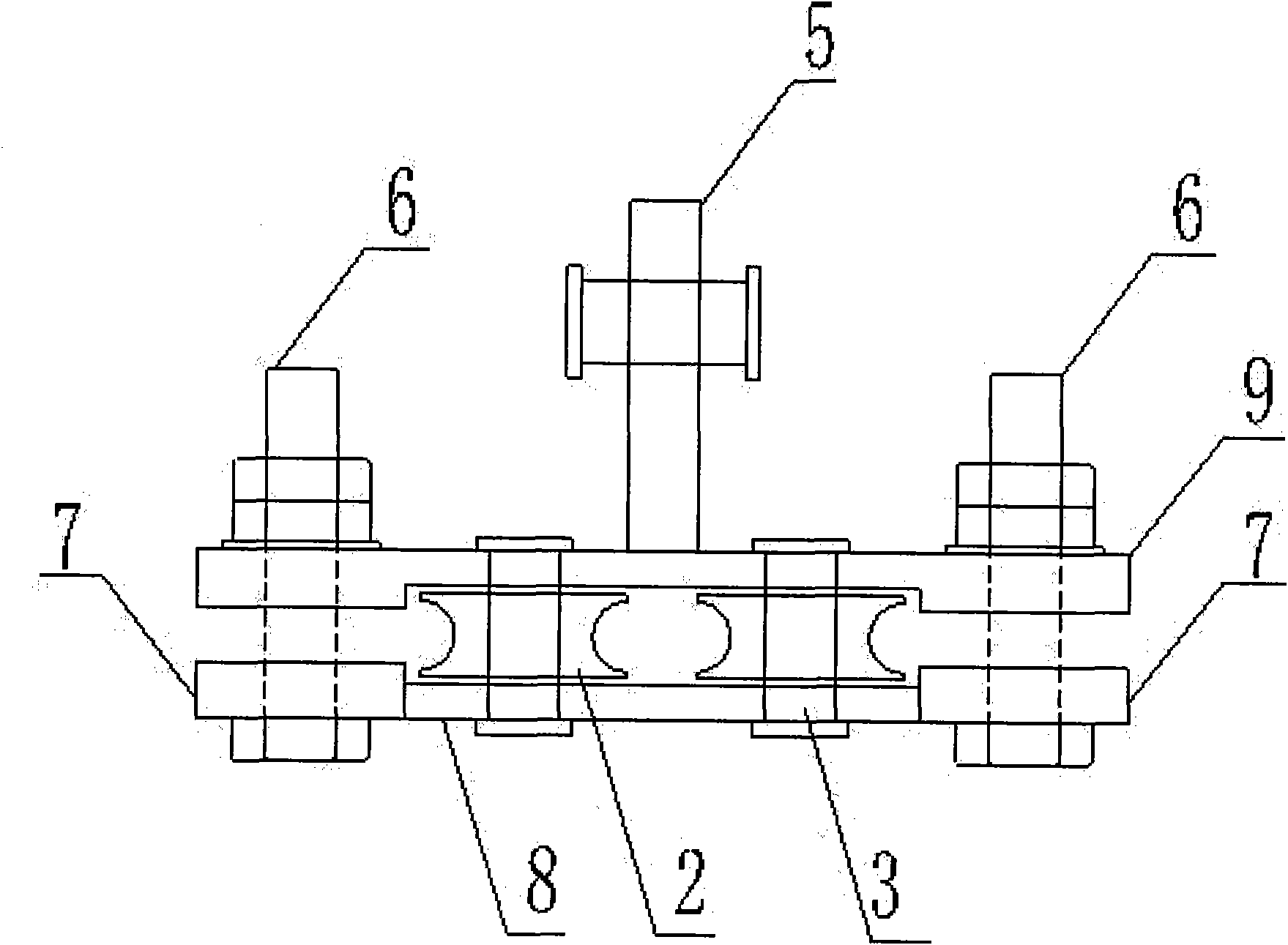 Cable support node connecting device