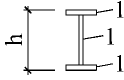 Anti-shock and power-wasting uniform section joist steel and framed girder comprising same