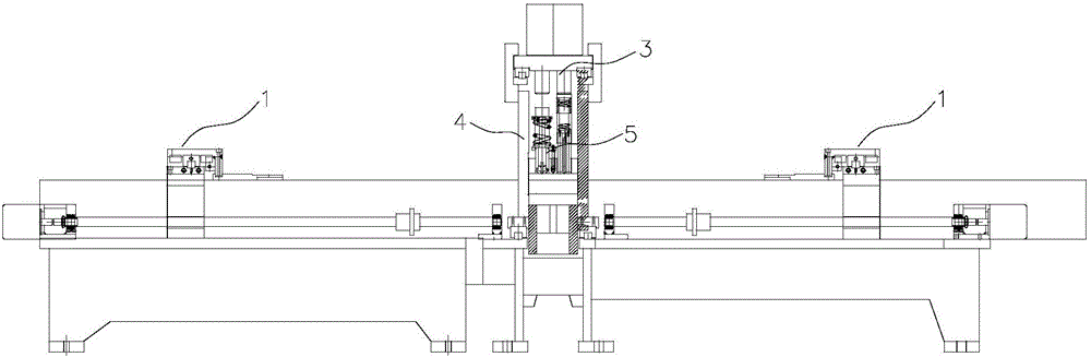 Numerically controlled bus punching shearer