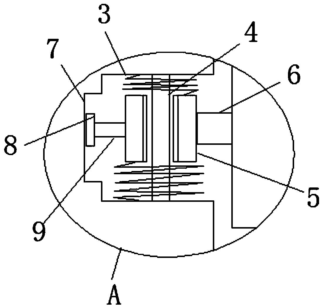 Damping device of textile yarn equipment