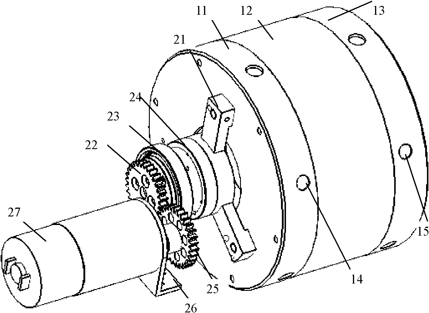 Longhole axis straightness measuring device based on self correction and measurement method thereof