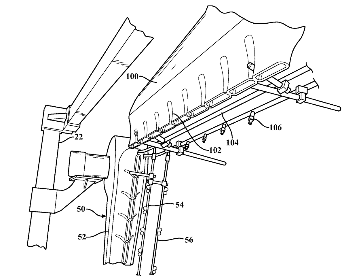 Vehicle treatment apparatus that emits air and water