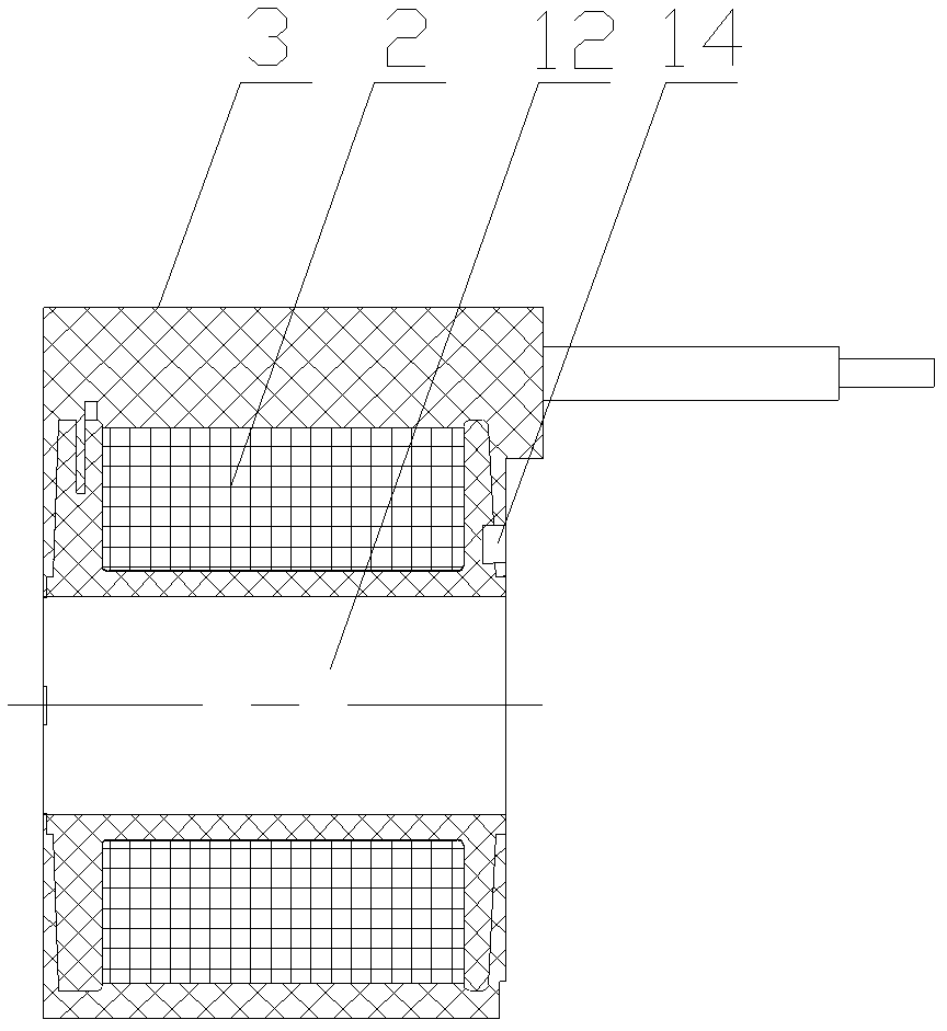 Electromagnetic coil and its skeleton