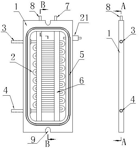 Intercooling device of electrolysis device