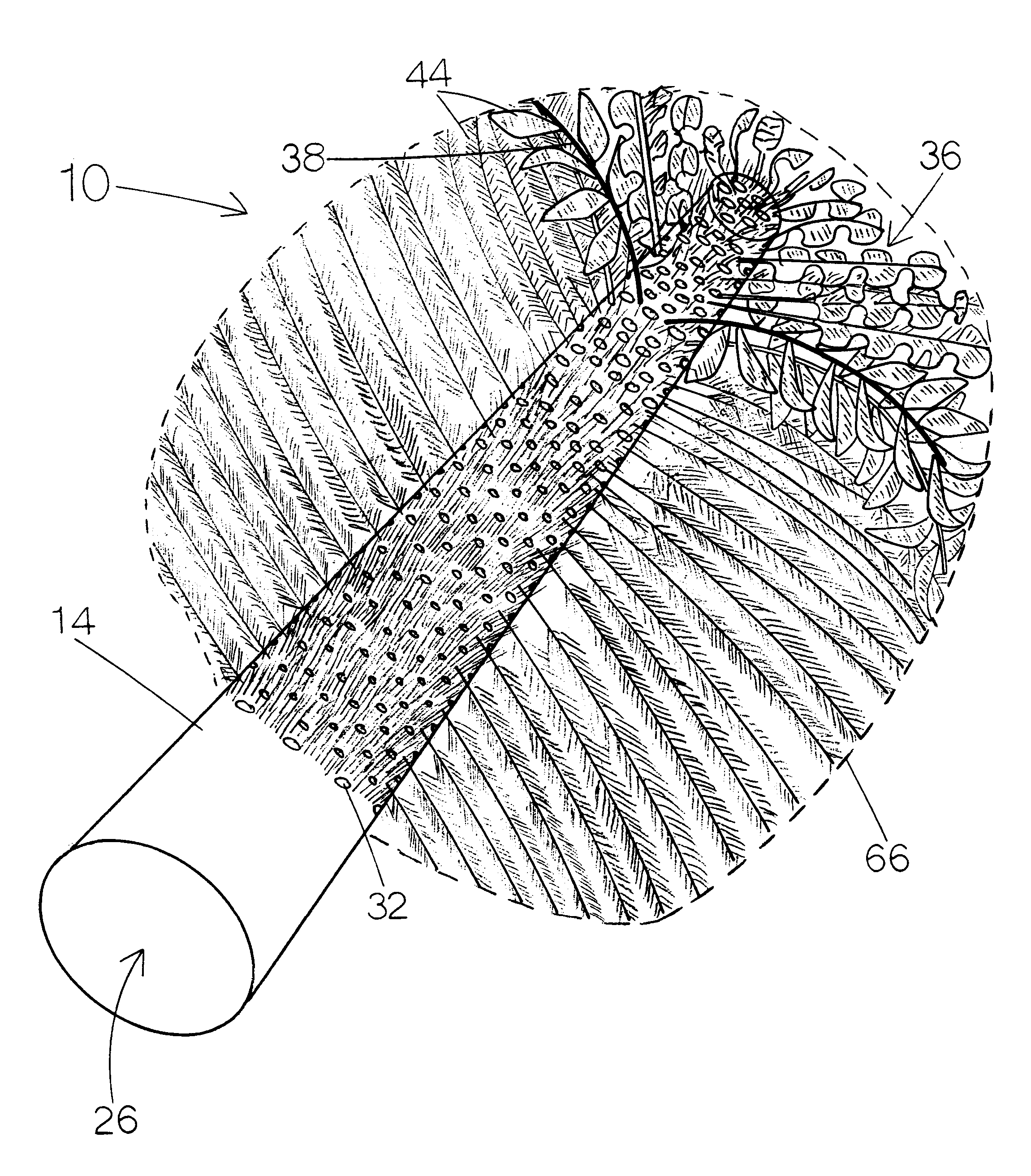 Vacuum dusting attachment device