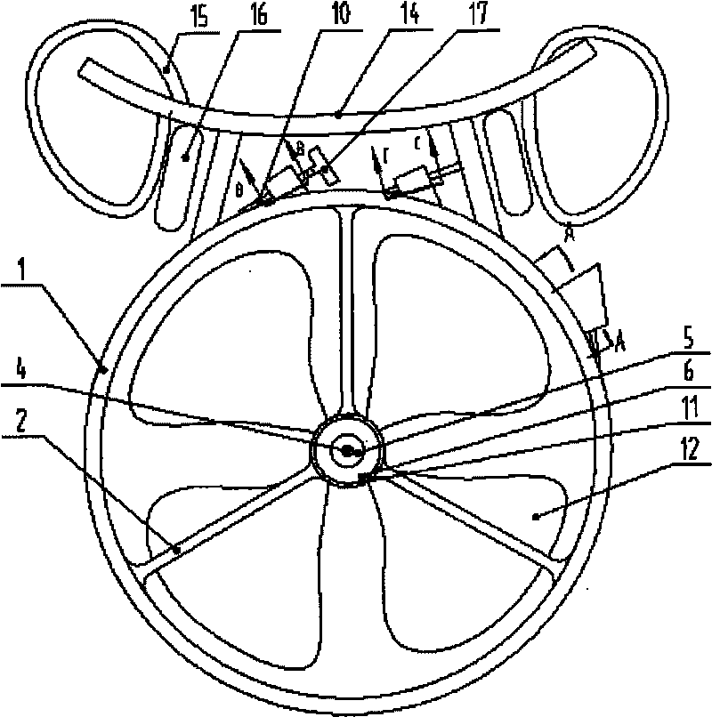 Auxiliary training equipment of swimming