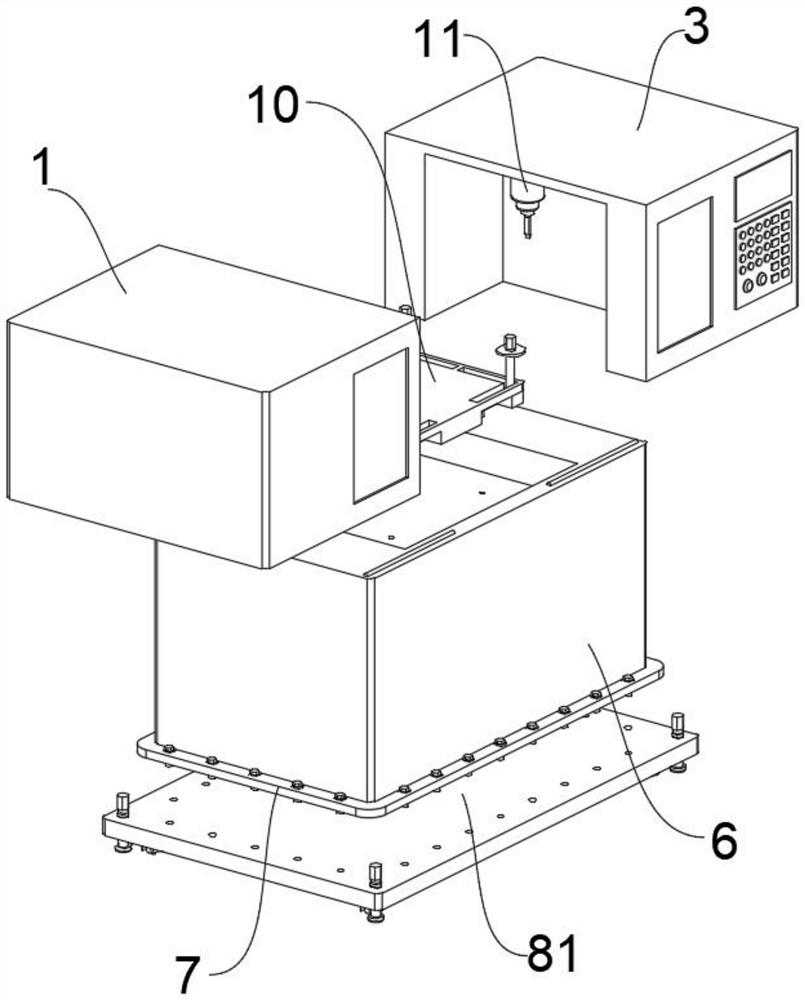 Intelligent plate processing numerical control machine tool for furniture production