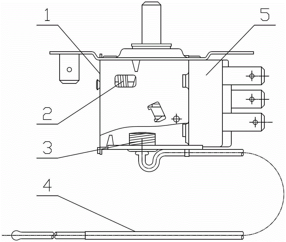 A temperature controller with temperature compensation and temperature compensation method