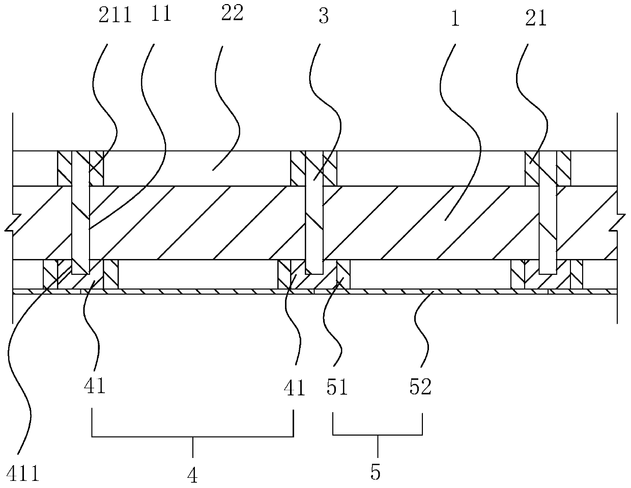 Old house reconstruction structure and reconstruction method thereof