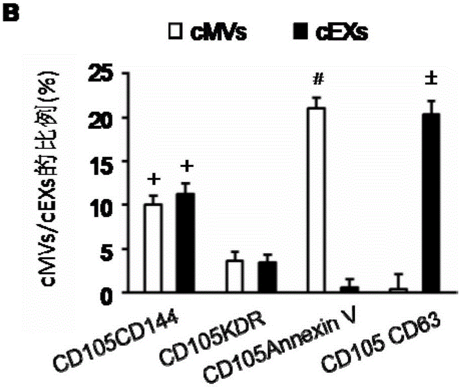 Separation and extraction method for cytomembrane microvesicles (MVs) and exosomes (EXs)