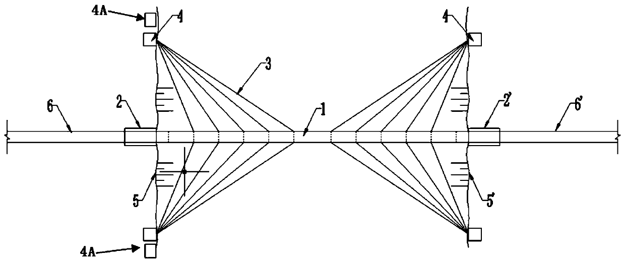 Incremental launching technology of submerged cable-stayed floating tunnel