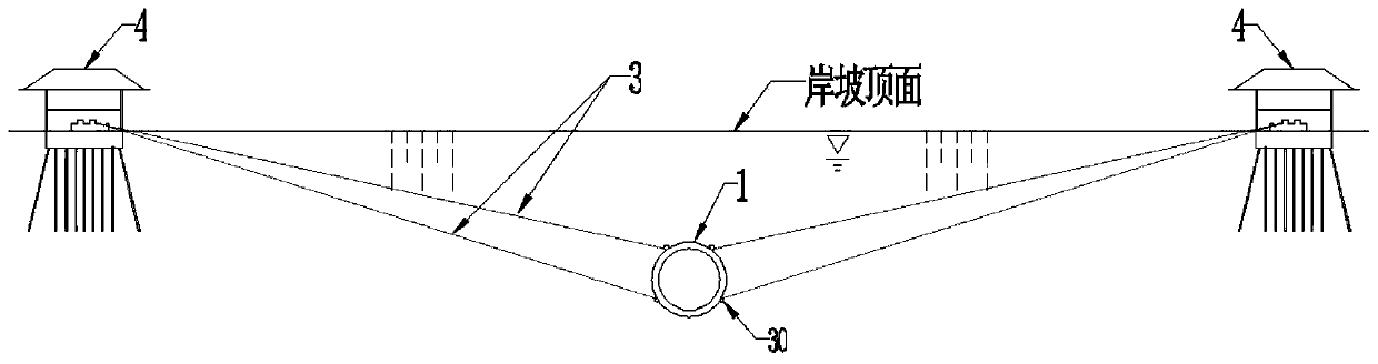 Incremental launching technology of submerged cable-stayed floating tunnel