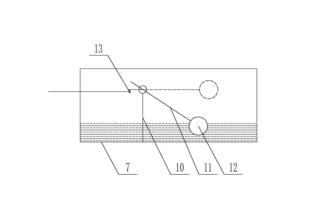 Tank body protecting device for flammable and combustible liquid transport vehicle