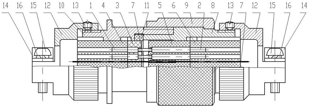 Miniaturized electric coupler for circular network