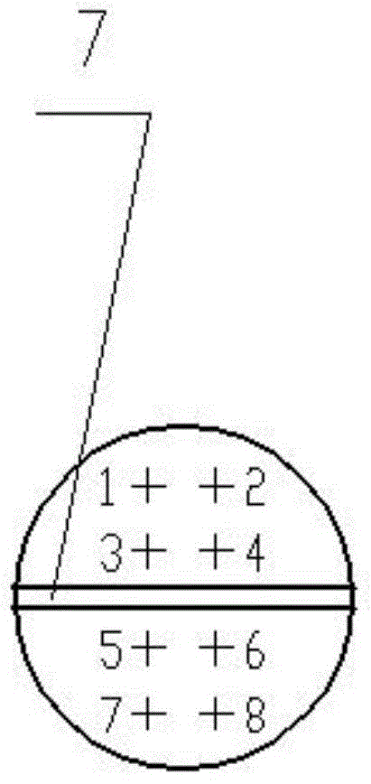 Miniaturized electric coupler for circular network