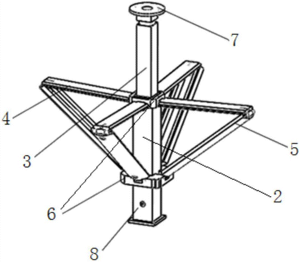 Extension folding rod device with two purposes of walking stick and simple seat