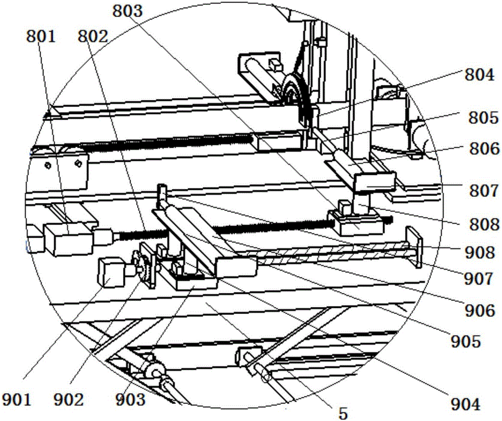 Equal-length glass tube batch production cutting device