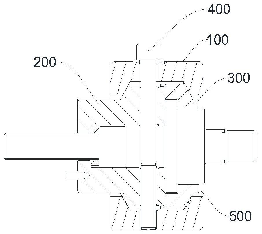 Connecting structure and plunger pump