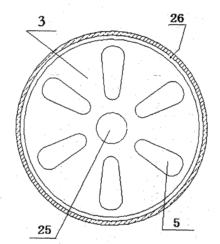 Hydraulic drive built-in rotary scraping pigging device