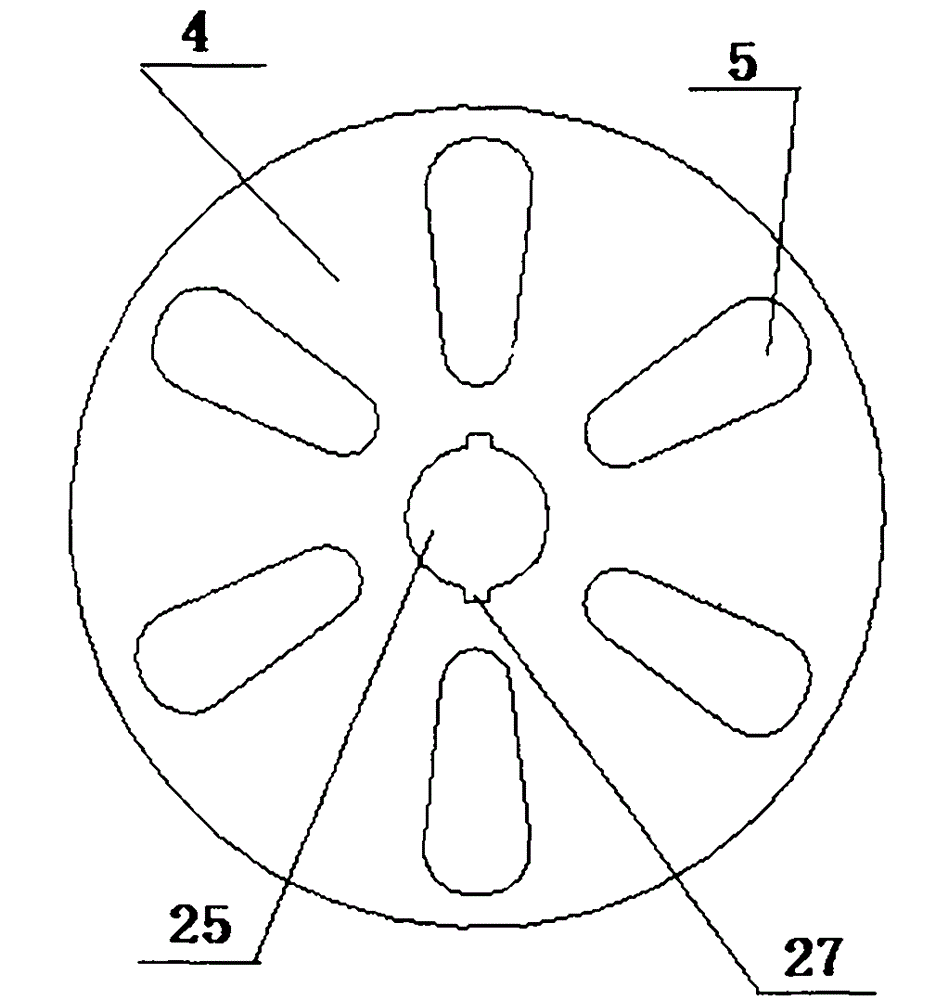 Hydraulic drive built-in rotary scraping pigging device