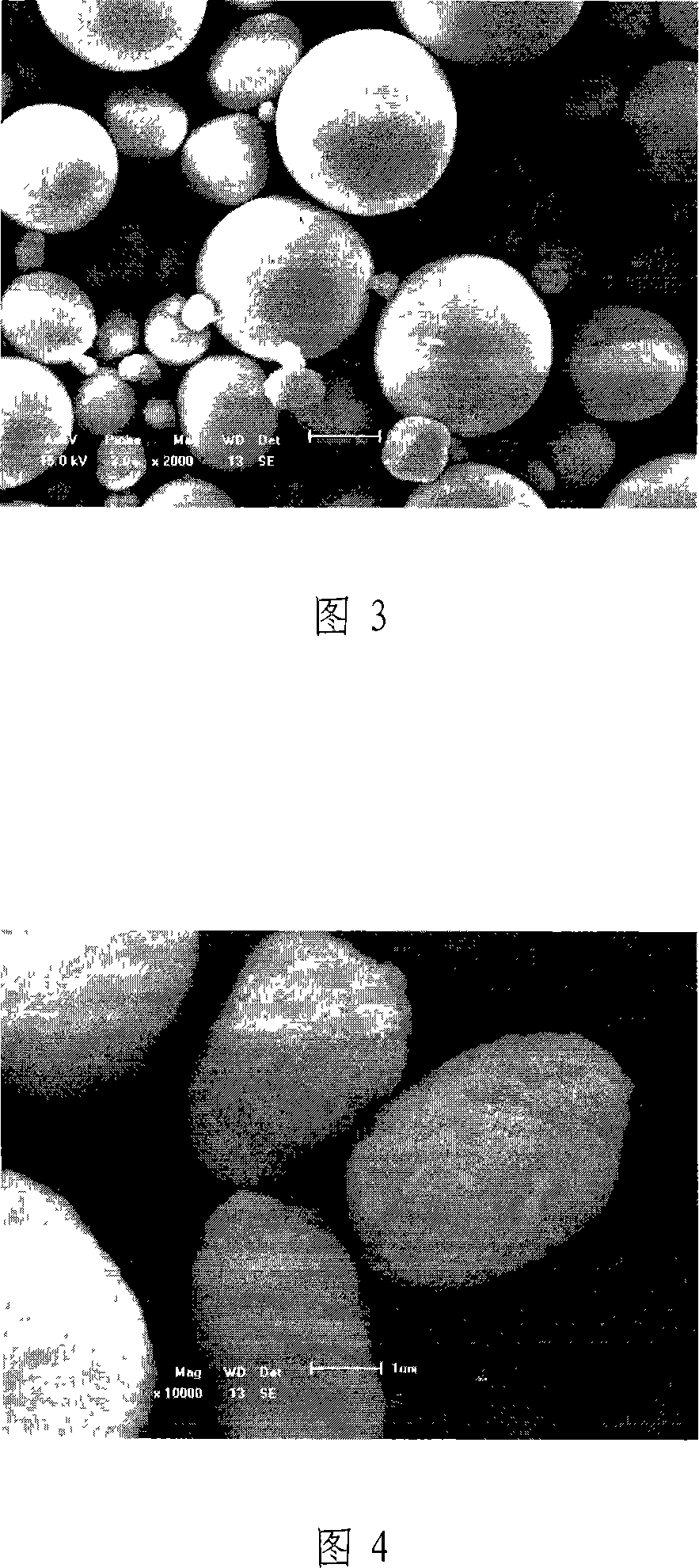 Nickelous hydroxide in positive pole material of alkaline secondary cell and producing method thereof