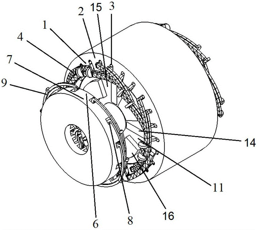 Permanent magnet synchronous motor with two stators, composite rotor structure and radial and axial mixed magnetic paths and method thereof