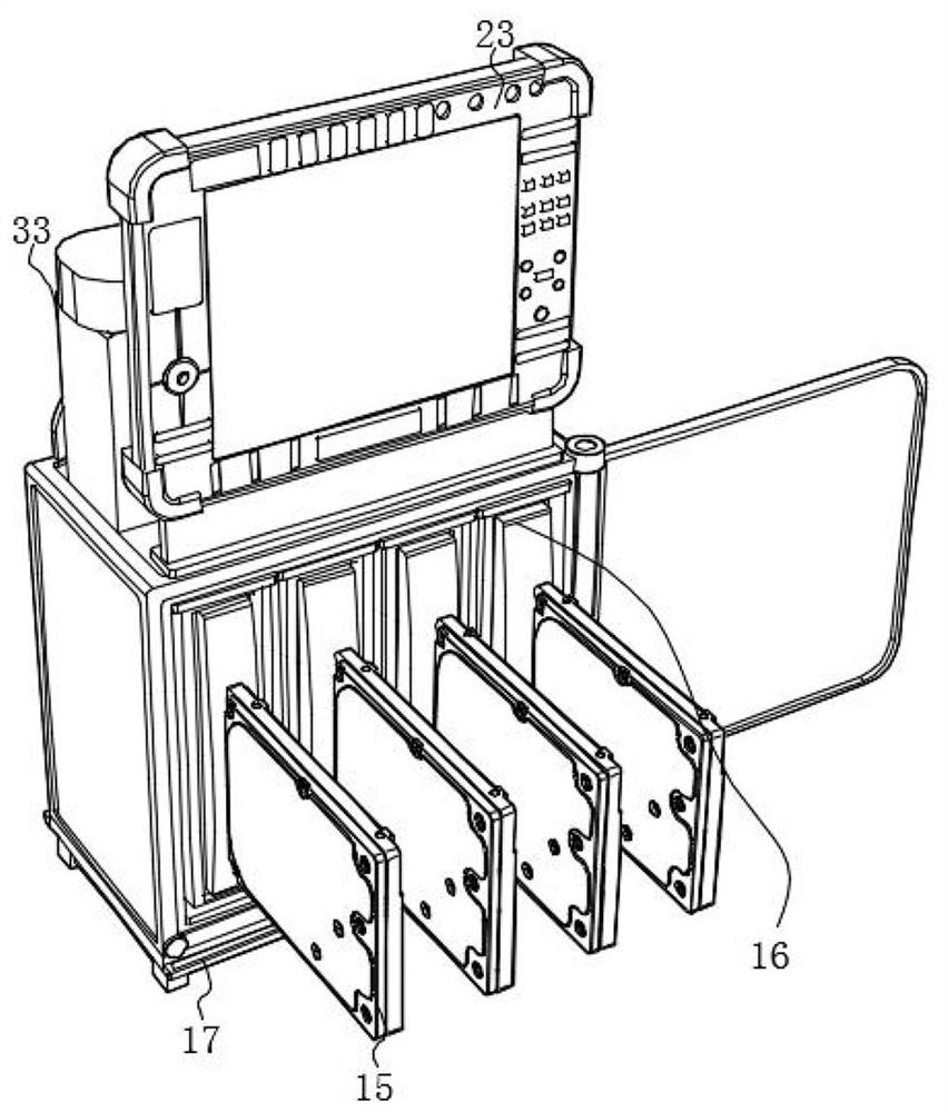 Cloud calculation-based network intelligent storage system