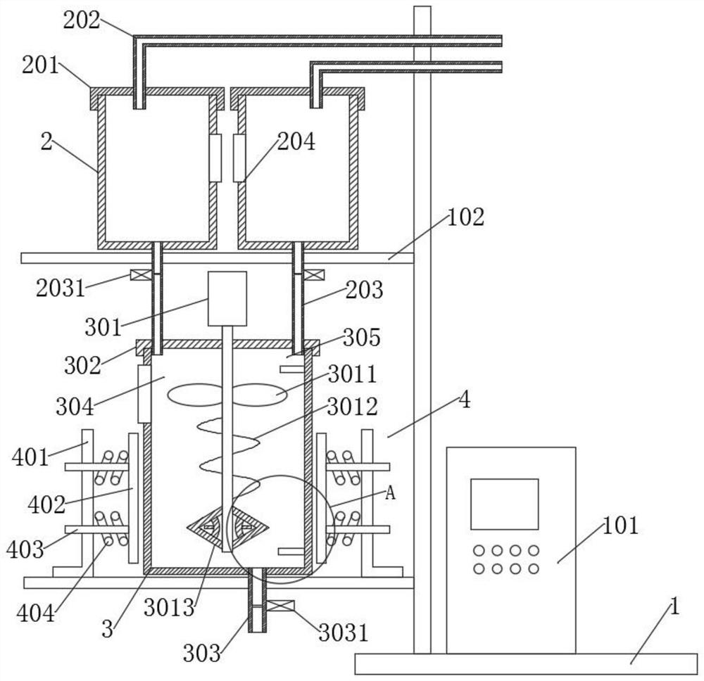 Glue preparation device capable of automatically preparing glue